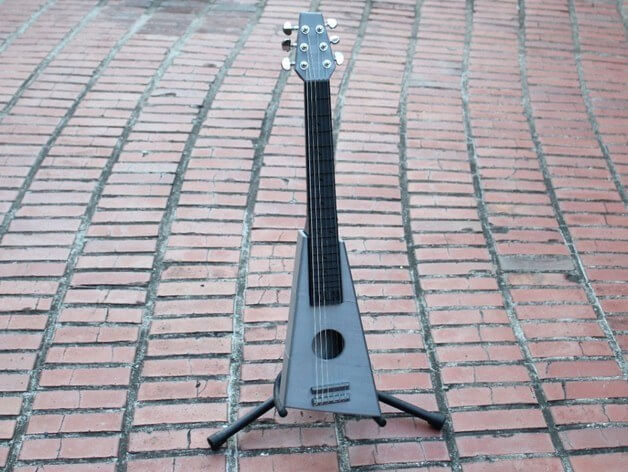 3d-gedruckte gitarre 3d printed guitar