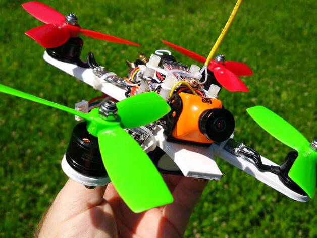 3d-modell 3d model quadcopter brushless motor