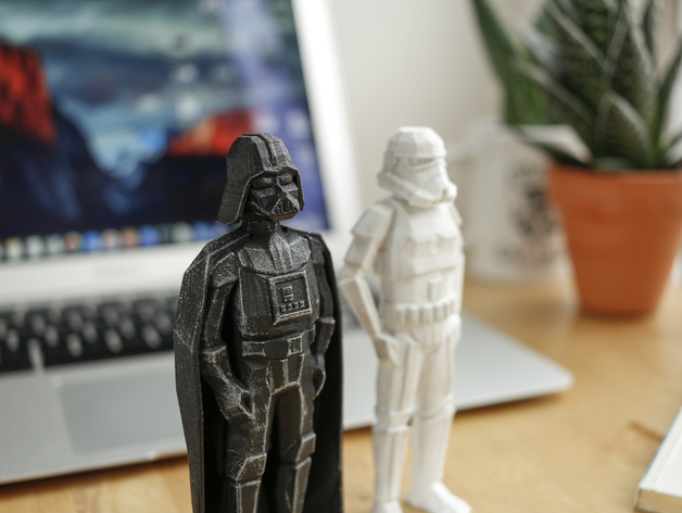 3d-gedruckte star wars figuren flowalistik 3d-printed star wars figurines