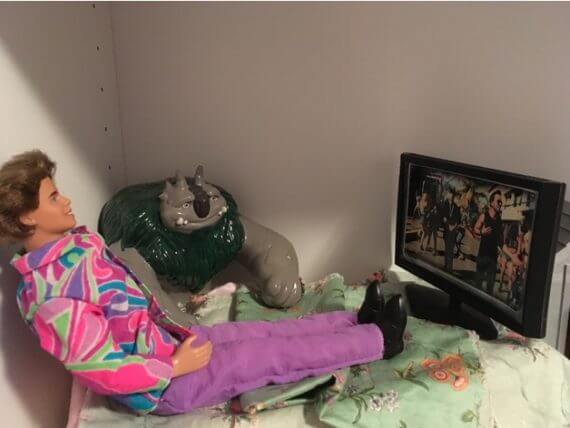 3d-modell barbie fernseher