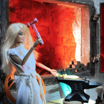 3d-modell barbie schmiedehammer