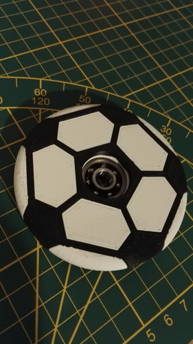 3d-modell fidget spinner fussball