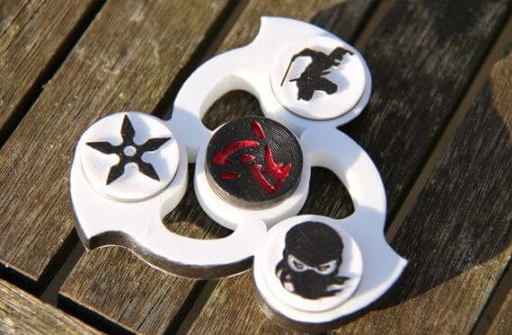 3d-modell fidget spinner ninja