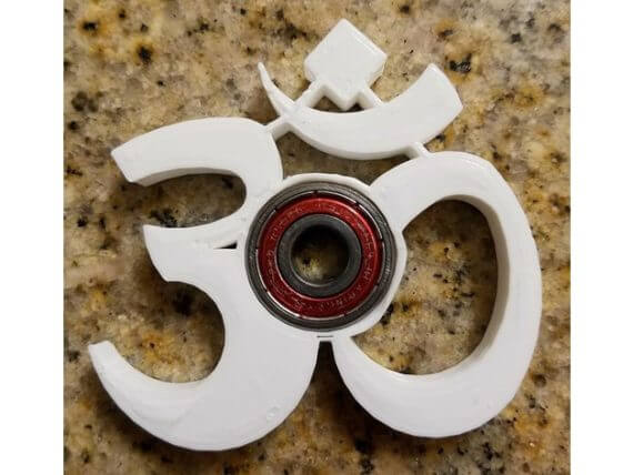 3d-modell fidget spinner om