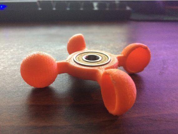 3d-modell fidget spinner windmühle