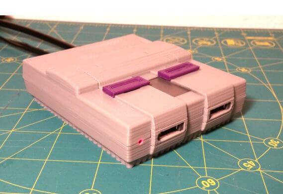 3d-modell raspberry pi mini snes