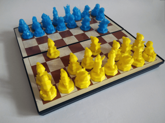 3d-modell schach pokémon