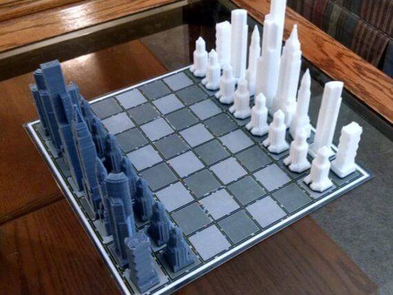 3d-modell schach wolkenkratzer