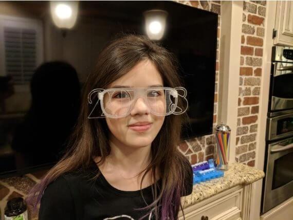 3d-modell brille sylvester