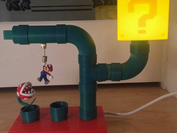 3d-modell lampe super mario 3d model lamp