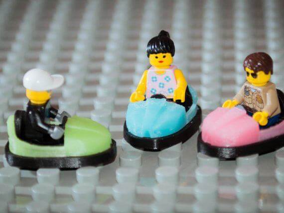 3d-modell lego bumper car