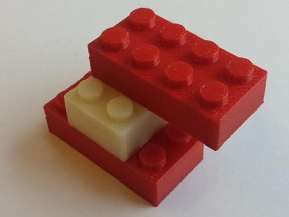 3d-modell lego brick