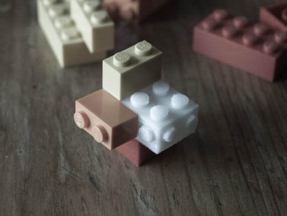 3d-modell lego brick
