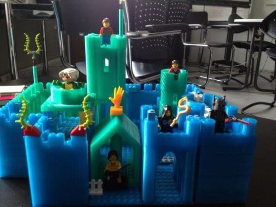 3d-modell lego castle