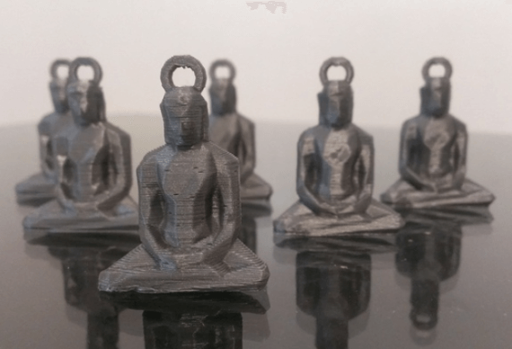 3d-modell low poly buddhas 3d model