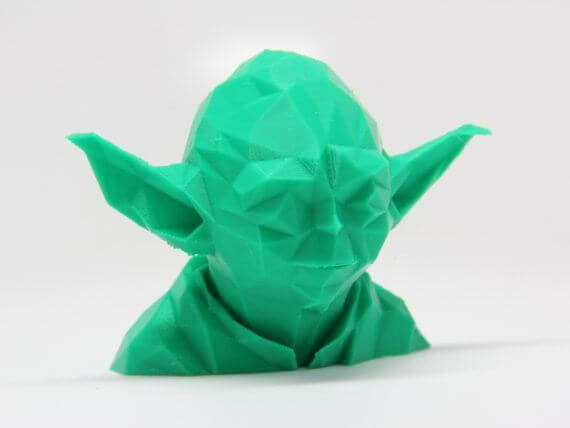 3d-modell low poly yoda