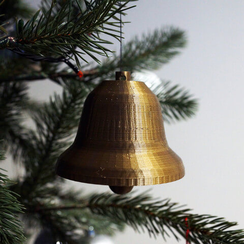 3d-modell weihnachtsdeko glöckchen