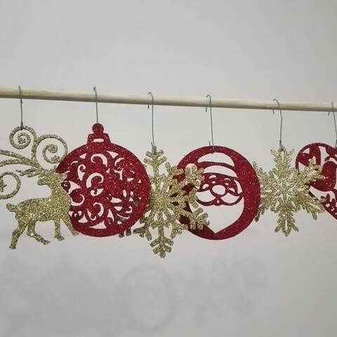 3d-modell weihnachtsdeko ornamente