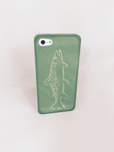 3d-modell iphone forelle 3d model case fish