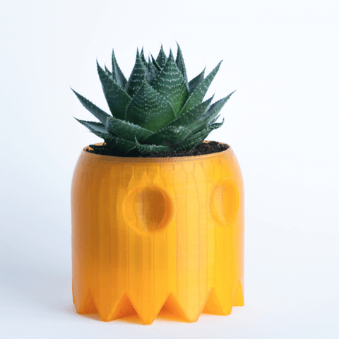 3d-modell pacman blumentopf 3d model planter