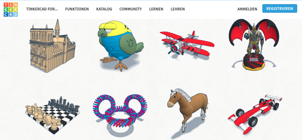 tinkercad 3d printing models