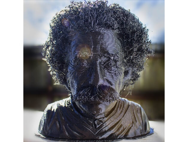 3d-modell albert einstein 3d model