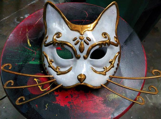 3d-modell katzen maske 3d model cat mask