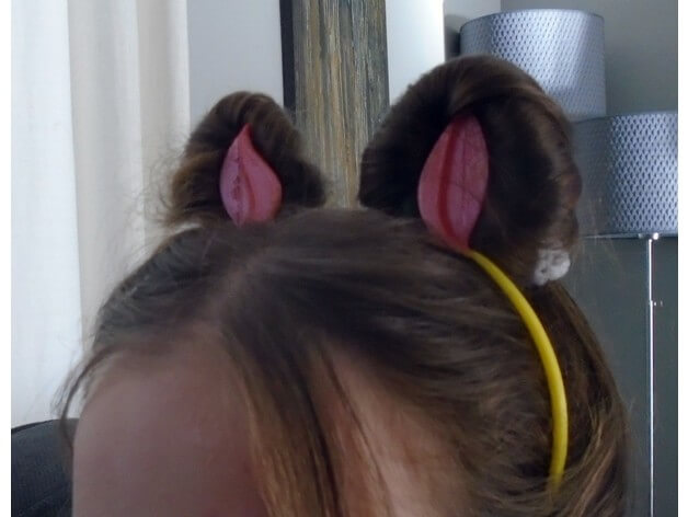 3d-modell katzen ohren 3d model cat ears