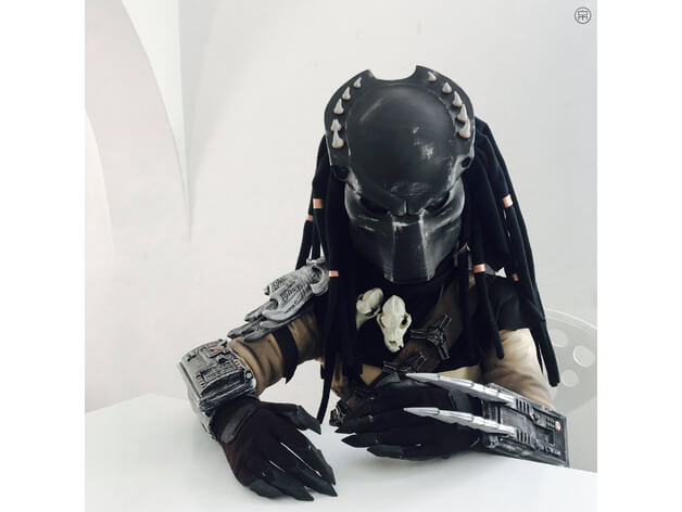 3d-modell predator maske mask 3d model