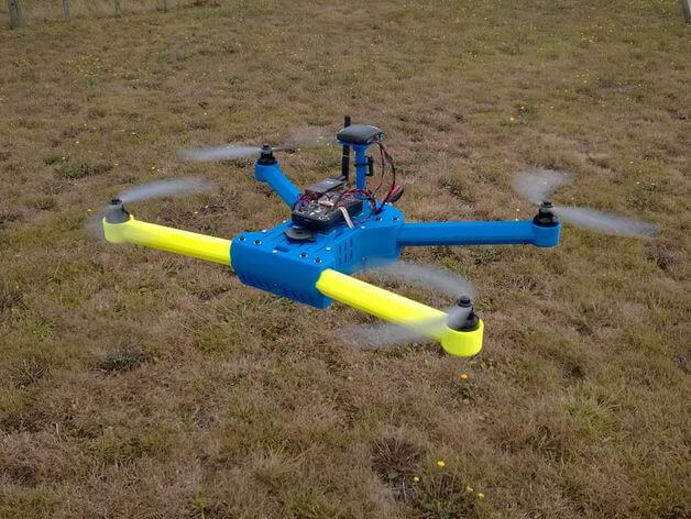 3d-modell 3d model quadcopter T4