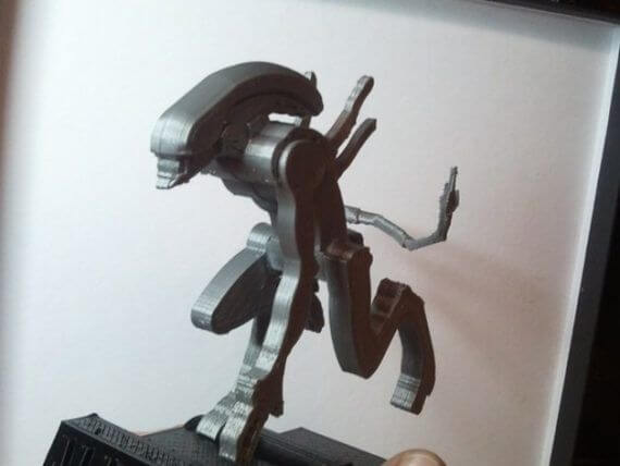 3d-modell alien figur 3d-model alien figurine