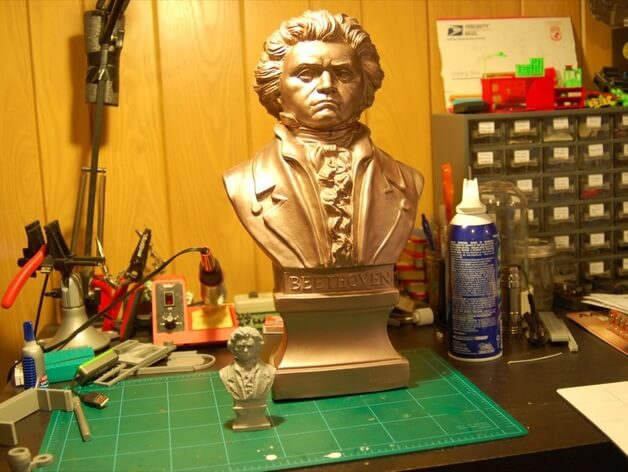 3d-modell beethoven 3d model