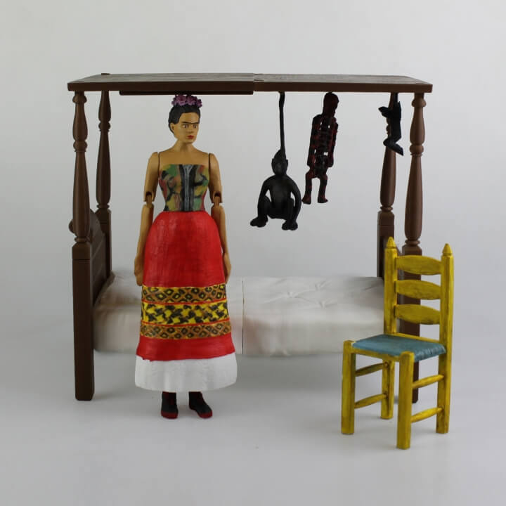 3d-modell frida kahlo 3d model