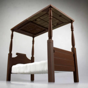 3d-modell frida kahlo bett 3d model bed