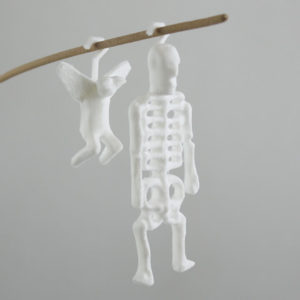 3d-modell frida kahlo engel skelett 3d model skeleton angel