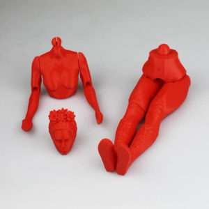 3d-modell frida kahlo figur 3d model figurine