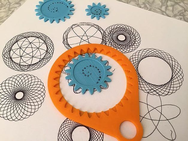 3d-modell spirograph 3d-model