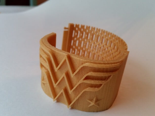 3d-modell wonder woman armband 3d-model bracelet