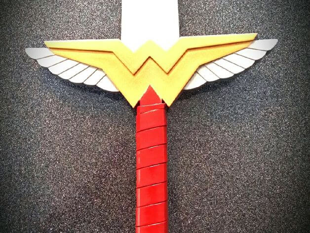 3d-modell wonder woman schwert 3d-model sword