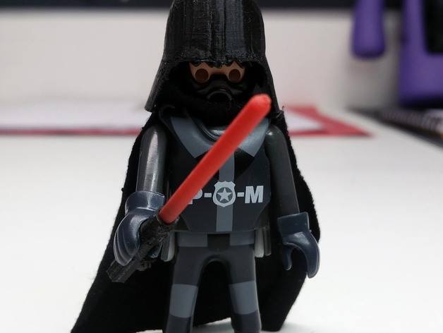 3d-modell playmobil darth vader 3d model