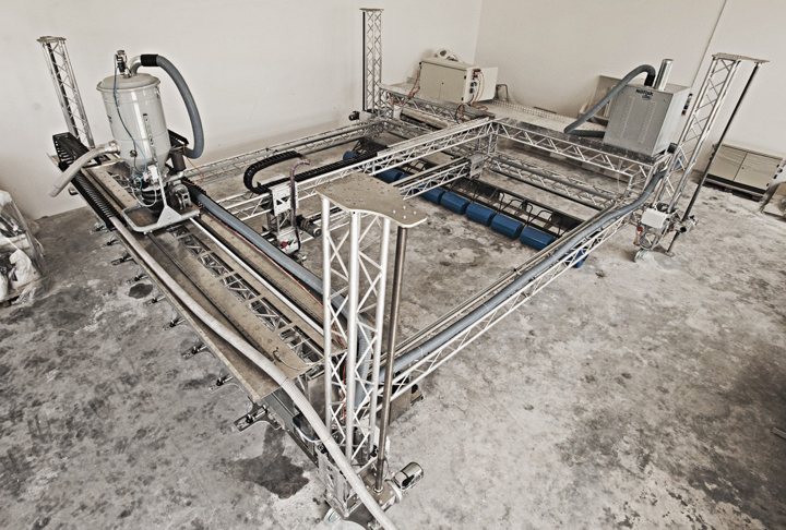 large format 3d printer d-shape