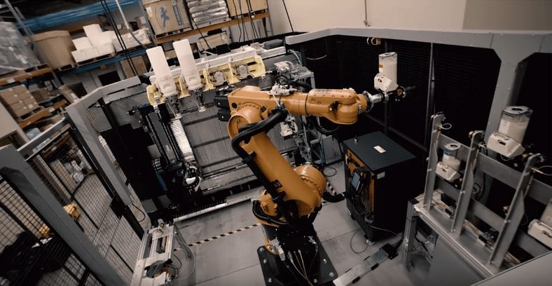 large format 3d printer stratasys infinite build demonstrator