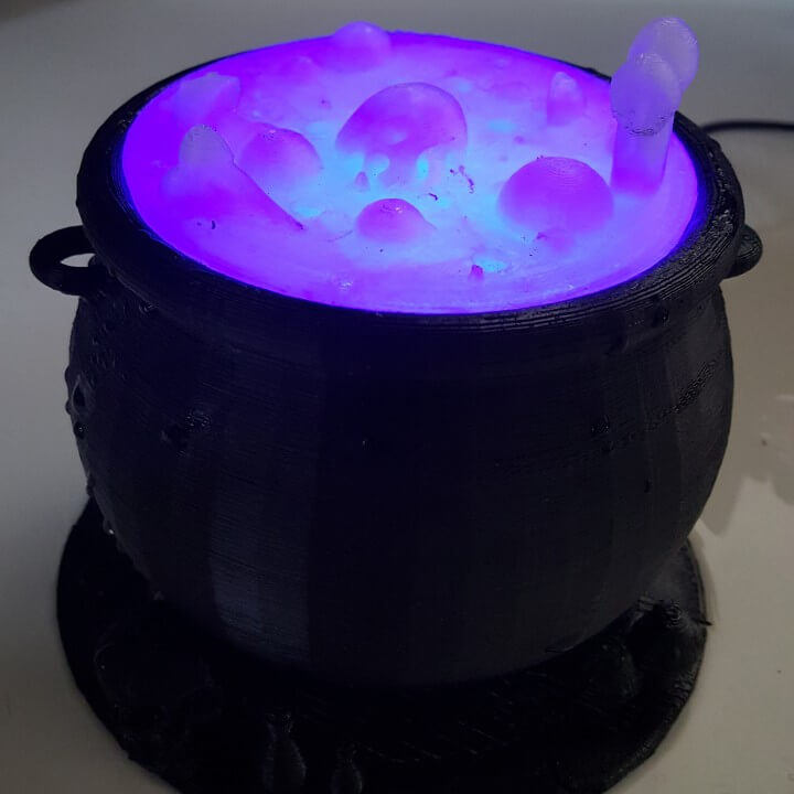 3d-modell halloween hexen topf 3d model witch pot