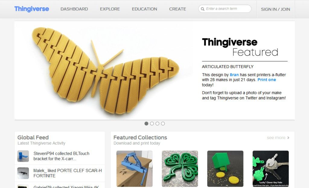 thingiverse free stl-files and models