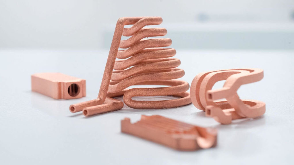 3d-gedrucktes kupfer 3d printed copper trumpf